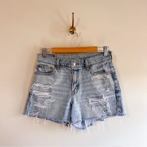 American Eagle Relaxed Distressed Denim Shorts